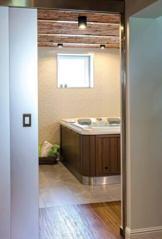 aranżacja piwnicy - jacuzzi